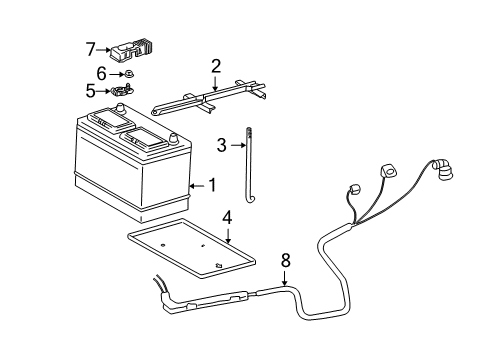 2004 Toyota Tundra Battery Diagram 1 - Thumbnail