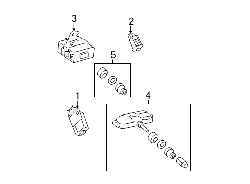 2008 Toyota Camry Tire Pressure Monitoring Diagram