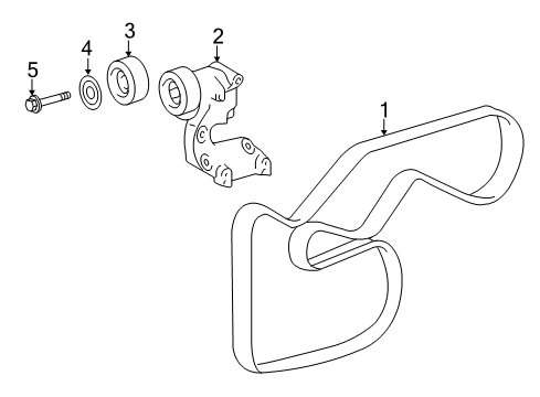 2014 Toyota Camry Belts & Pulleys, Cooling Diagram 2 - Thumbnail