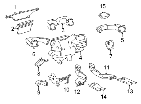 2011 Toyota Tacoma Ducts Diagram