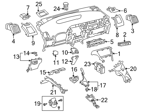 2014 Toyota Prius Automatic Temperature Controls Diagram 3 - Thumbnail