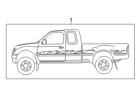 1995 Toyota Tacoma Stripe Tape Diagram 5 - Thumbnail