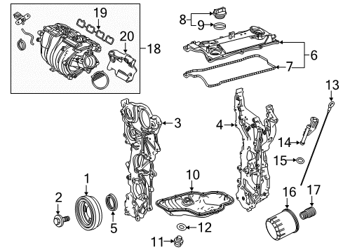 2022 Toyota Camry Filters Diagram 3 - Thumbnail