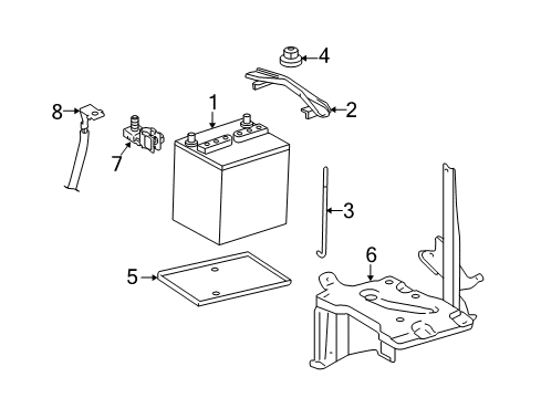 2009 Scion xD Battery Diagram