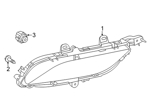 2021 Toyota Venza Backup Lamps Diagram