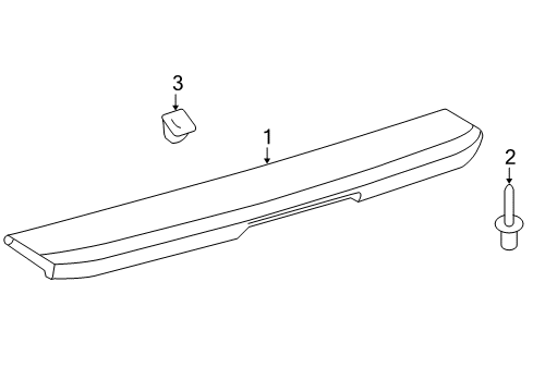 2004 Toyota Prius Rear Spoiler Diagram