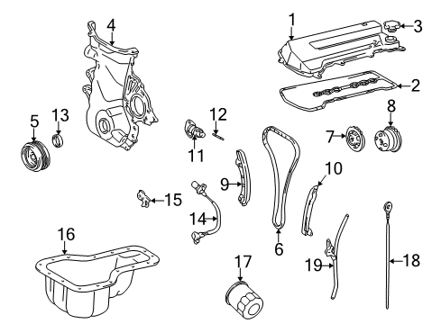 1999 Toyota Corolla Powertrain Control Diagram 3 - Thumbnail