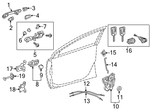 2021 Toyota Corolla Front Door - Electrical Diagram 6 - Thumbnail