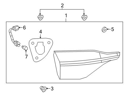 2023 Toyota Corolla Backup Lamps Diagram 2 - Thumbnail