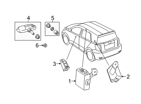 2014 Scion xD Tire Pressure Monitoring Diagram