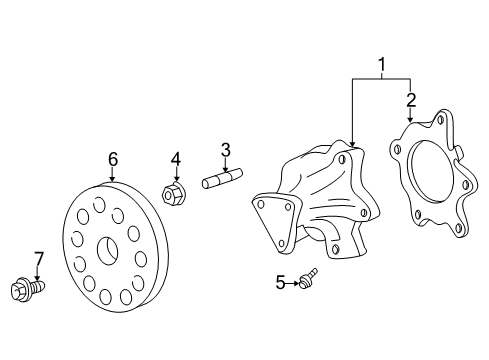 2001 Toyota Prius Water Pump Diagram