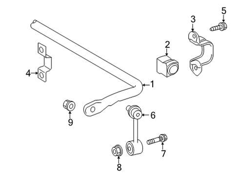 2021 Toyota Venza Bolt, w/Washer Diagram for 90119-A0483