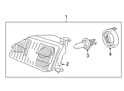 2004 Toyota Tundra Bulbs Diagram 6 - Thumbnail