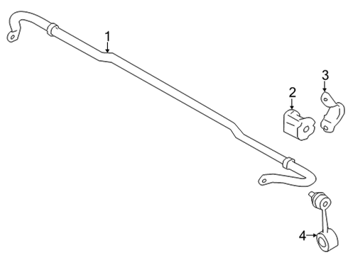 2023 Toyota GR86 Rear Suspension, Lower Control Arm, Upper Control Arm, Stabilizer Bar, Suspension Components Diagram