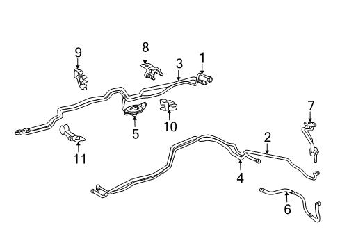 2015 Toyota Land Cruiser Pipe, Cooler Refrigerant Suction, B Diagram for 88717-6B100