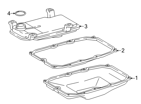 2018 Toyota Land Cruiser Case & Related Parts Diagram