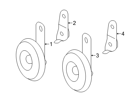 2019 Toyota Prius Prime Horn Diagram