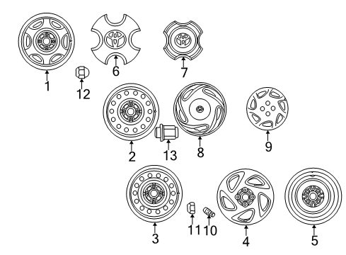 2000 Toyota Corolla Wheels Diagram