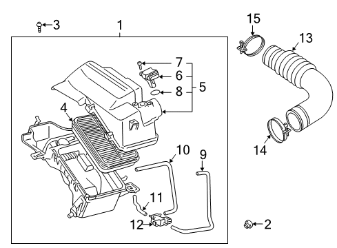 2000 Toyota Celica Air Intake Diagram