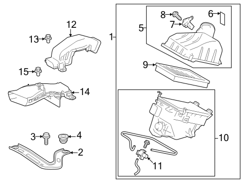 2023 Toyota GR Corolla Air Intake Diagram 1 - Thumbnail