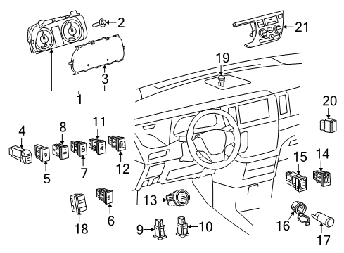 2016 Toyota Sienna Heated Seats Diagram 1 - Thumbnail