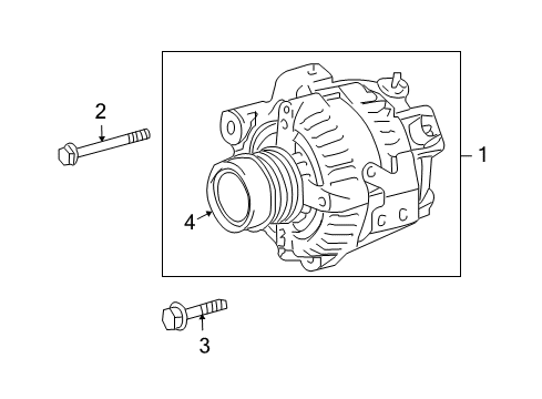 2010 Scion xB Alternator Diagram 2 - Thumbnail