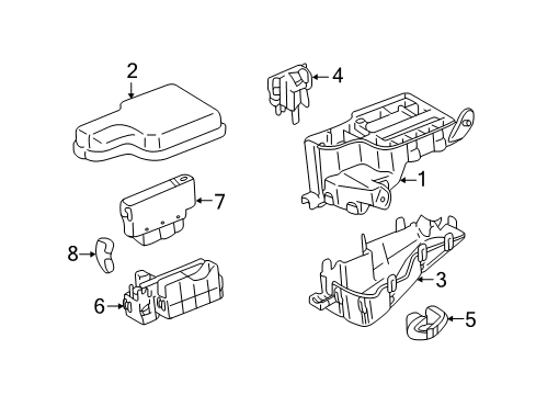 2012 Toyota Sienna Electrical Components Diagram 5 - Thumbnail