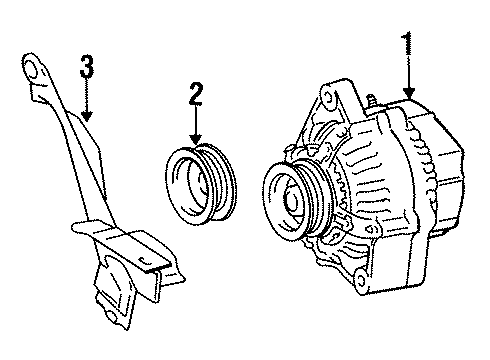 1995 Toyota Tercel Alternator Diagram 2 - Thumbnail