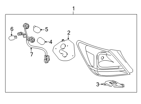 2011 Toyota Avalon Bulbs Diagram 6 - Thumbnail