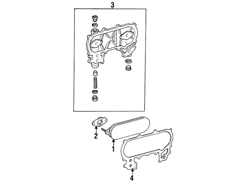 1997 Toyota Land Cruiser Oil Cooler Diagram