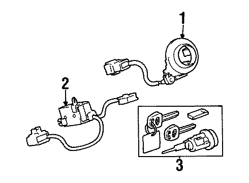 1999 Toyota Avalon Alarm System Diagram