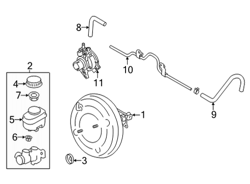 2022 Toyota GR86 Cylinder Assembly-CCH OPER Diagram for SU003-05863