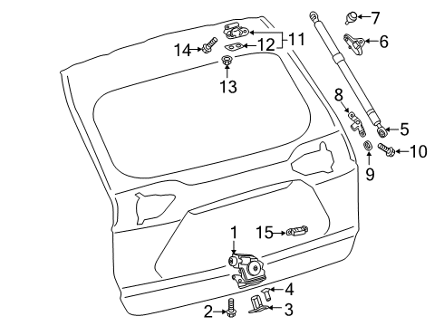 2022 Toyota RAV4 Lift Gate - Electrical Diagram 2 - Thumbnail