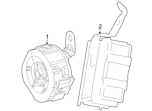 2023 Toyota Corolla Cross Speaker Assembly, VEHICL Diagram for 86570-12030