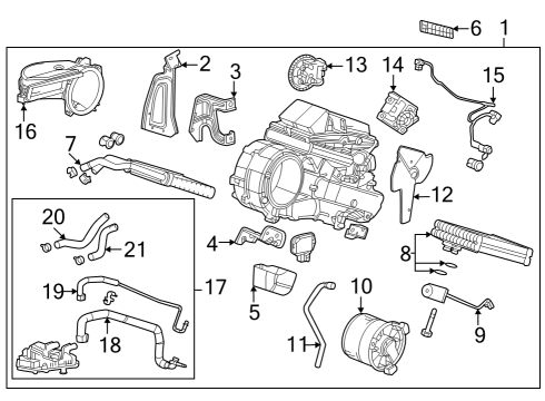 2023 Toyota Sequoia UNIT SUB-ASSY, RADIA Diagram for 87107-0C080