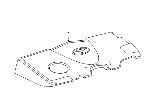 2019 Toyota RAV4 Engine Appearance Cover Diagram