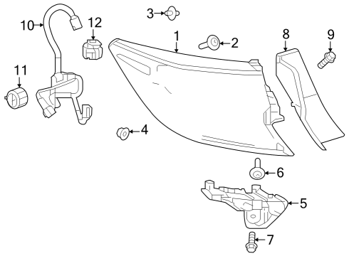 2023 Toyota GR Corolla Tail Lamps Diagram 2 - Thumbnail