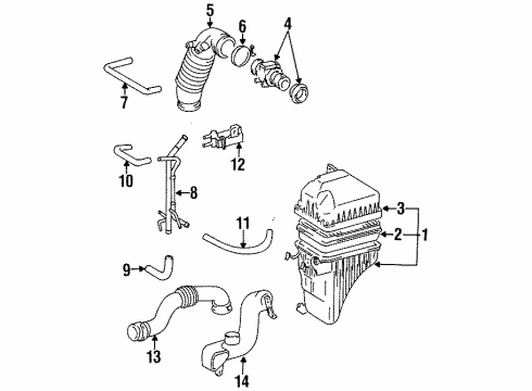 1994 Toyota Previa Powertrain Control Diagram 1 - Thumbnail