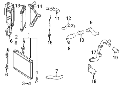 2018 Toyota Mirai Cap Sub-Assembly, RADIAT Diagram for 16401-77030