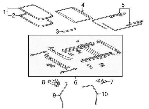 2007 Toyota Tundra Sunroof Diagram