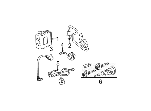 2004 Toyota Avalon Alarm System Diagram