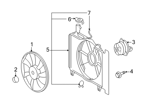 2012 Scion xD Hose Or Pipe Diagram for 16378-37020