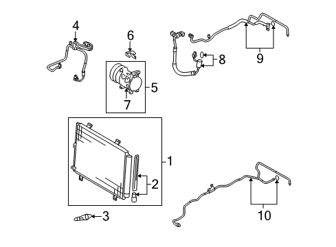 2008 Toyota Highlander Air Conditioner Diagram 3 - Thumbnail