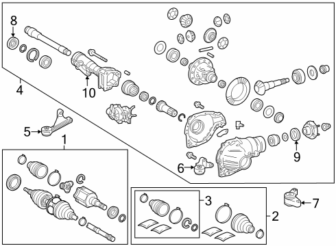 2020 Toyota Tundra Transfer Case Diagram 2 - Thumbnail