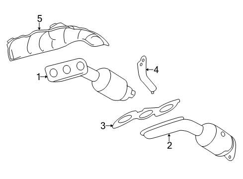 2007 Toyota FJ Cruiser Exhaust Manifold Diagram