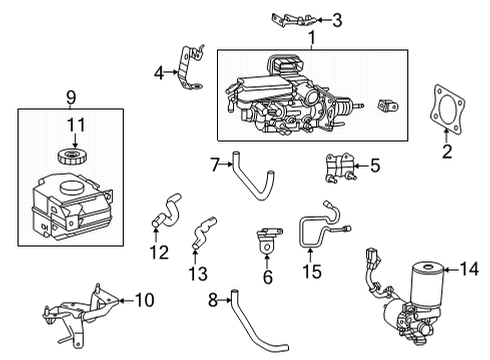 2021 Toyota Sienna Hydraulic System Diagram