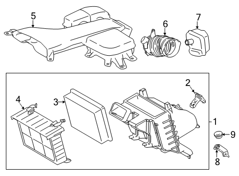 2019 Toyota Highlander Air Intake Diagram 2 - Thumbnail