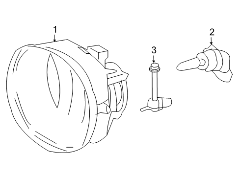 2006 Toyota 4Runner Bulbs Diagram 1 - Thumbnail