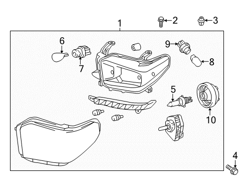 2014 Toyota Tundra Headlamps Diagram