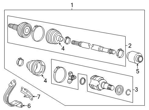 2015 Scion iQ Damper, Passenger Side Diagram for 43474-74030